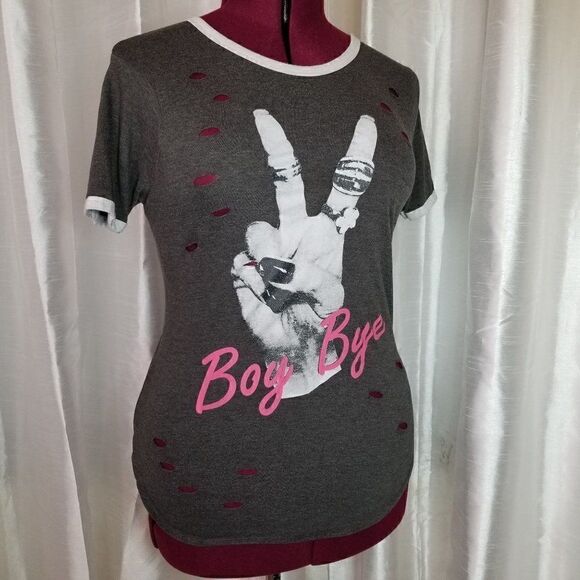 On Fire "Boy Bye" Graphic Shirt (size L) - Picture 6 of 6